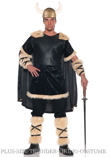 Plus Size Viking God Costume