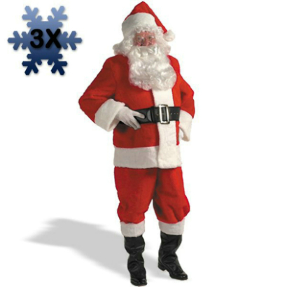 Kris Kringle Suit 3X Costume