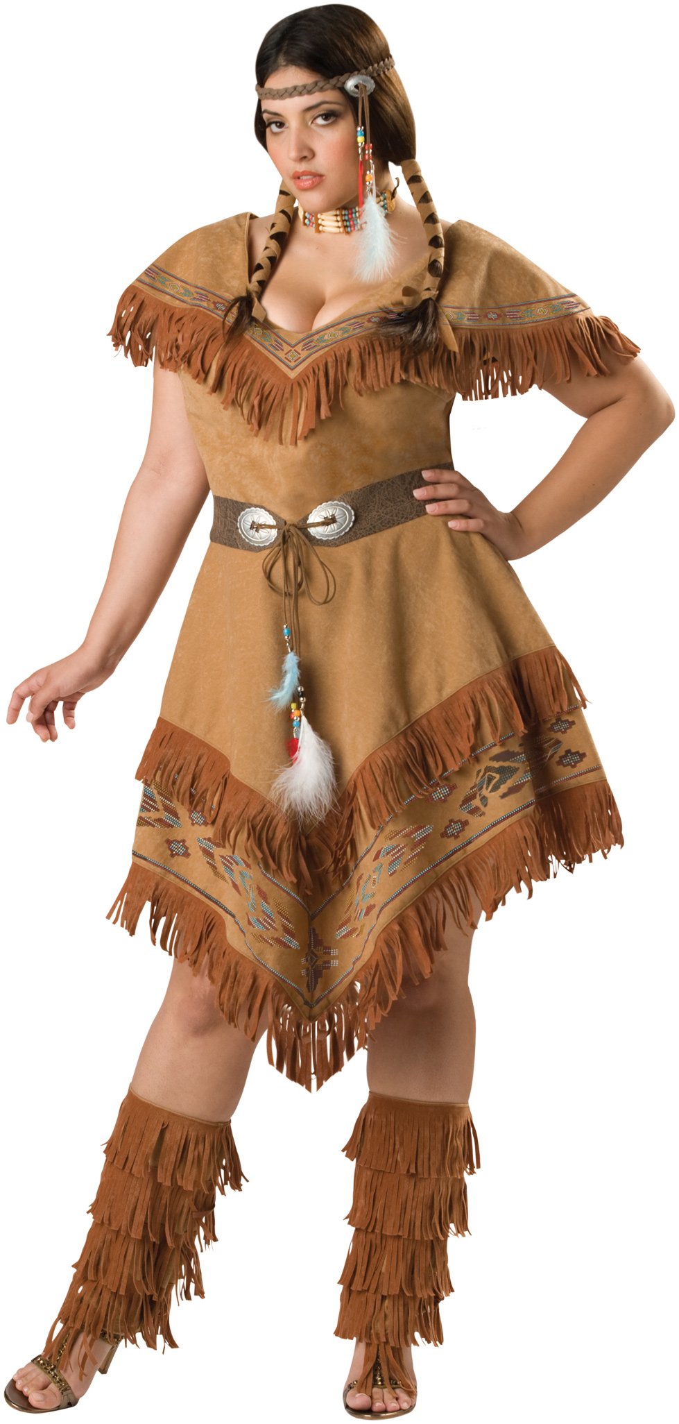 Indian Maiden Adult Plus Costume