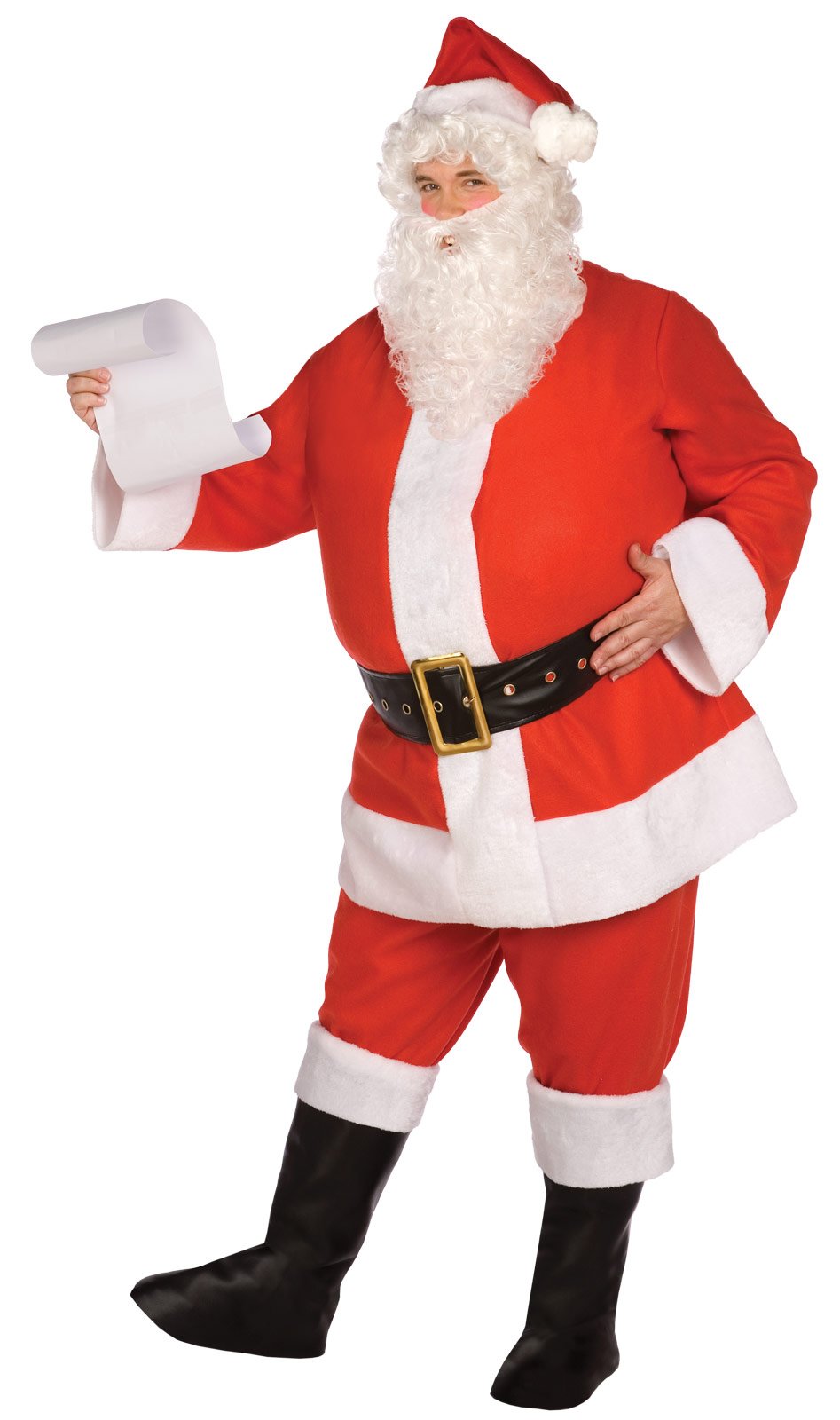 Budget Complete Santa Suit Adult Plus Costume