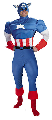 Adult Captain America Costume