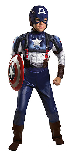 Child Captain America Movie Costume