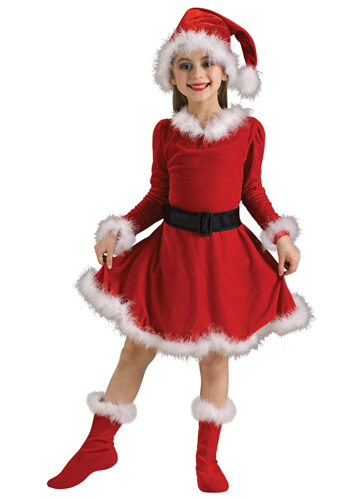 Child Mrs. Claus Costume