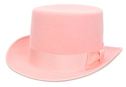 Wool Pink Top Hat