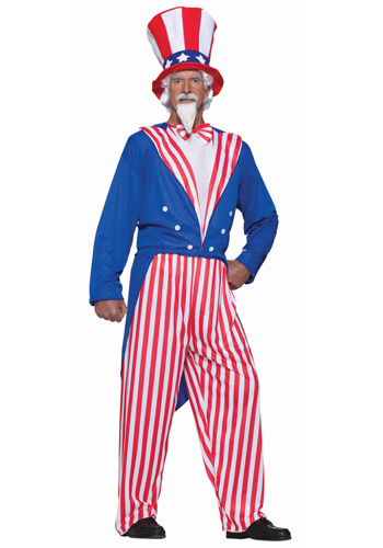 Plus Size Uncle Sam Costume