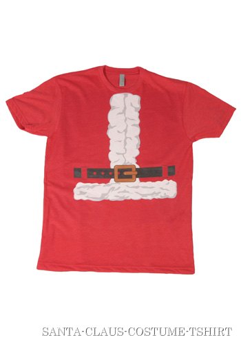 Mens Santa Claus Costume T-Shirt