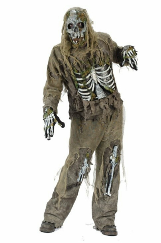 Skeleton Zombie Adult Costume