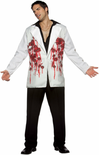 Bullets Blazer (White) Adult Costume