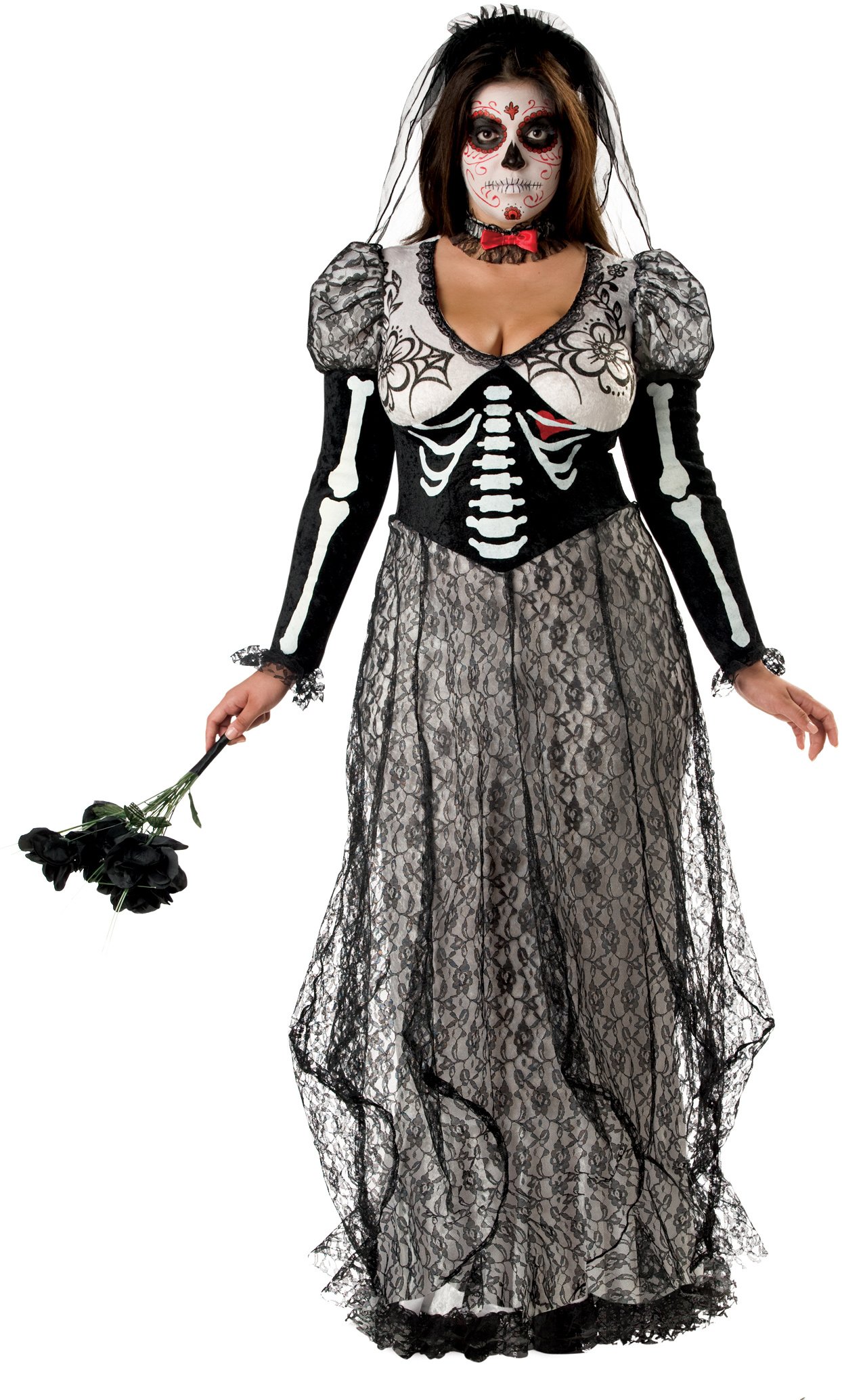 Day Of The Dead Bride Plus Adult Costume