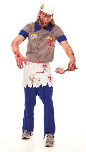 Zombie Burger Guy Adult Costume