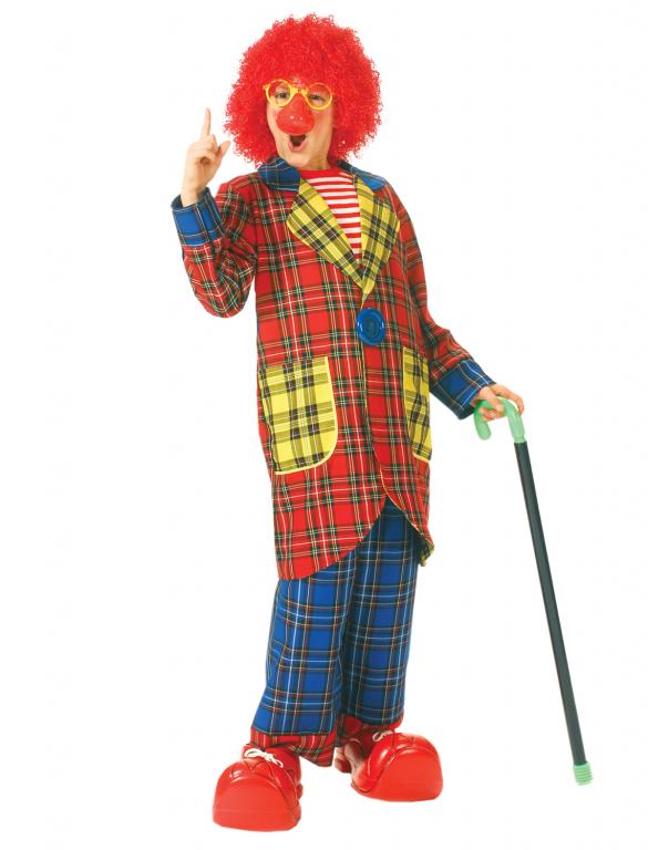 Plaid Pickles Clown Child Costume