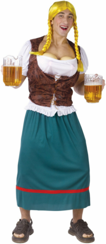 Miss German-breast Adult Costume