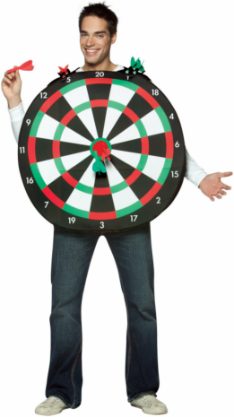 Bullseye! Dartboard Adult Costume