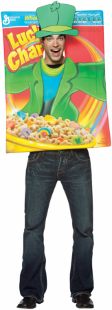 Lucky Charms Cereal Box Adult Costume