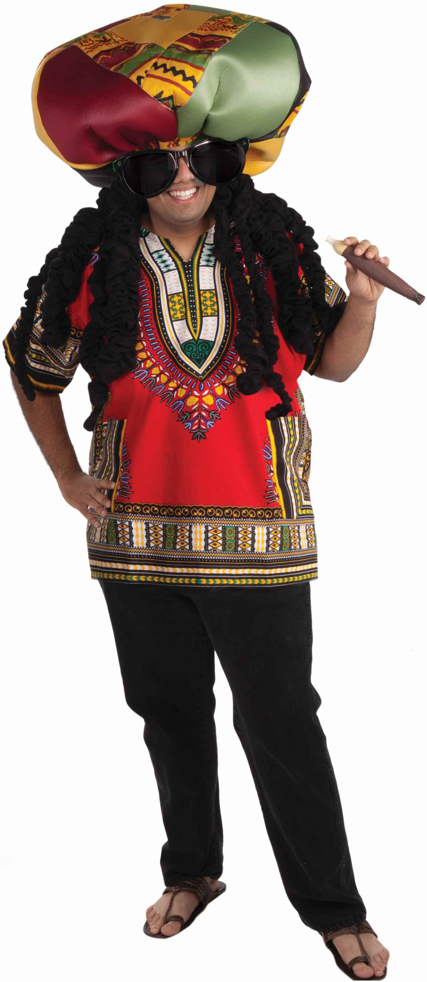 Rasta Ridiculous Adult Costume