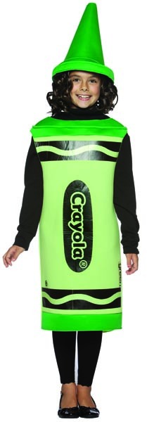 Crayola Green Crayon Costume