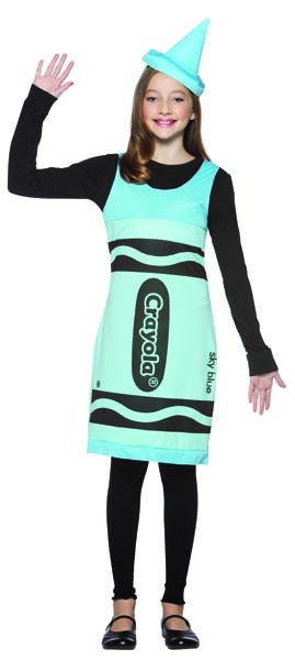 Sky Blue Crayola Crayon Costume