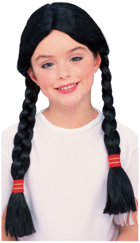 Kids Native American Costume Wig