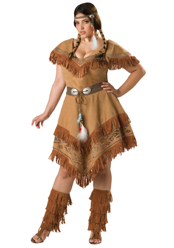 Plus Size Tribal Native Costume