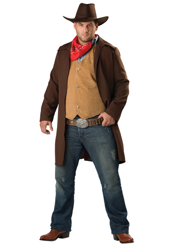 Plus Size Rawhide Cowboy Costume