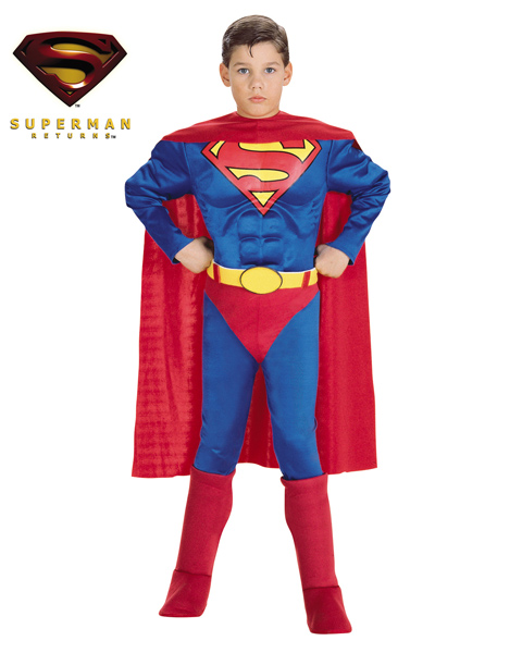 Muscle Chest Superman Costume for Toddler