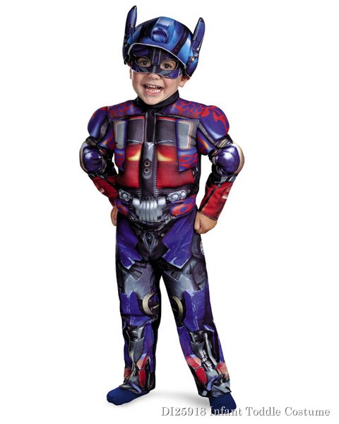 Toddler Muscle Transformers Movie 3 Optimus Costume