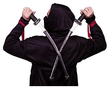 Double Ninja Swords - Click Image to Close
