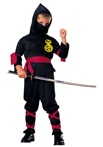 Kids Ninja Costume - Click Image to Close