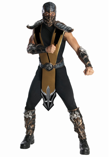 Mortal Kombat Scorpion Costume - Click Image to Close