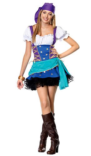 Teen Gypsy Costume - Click Image to Close