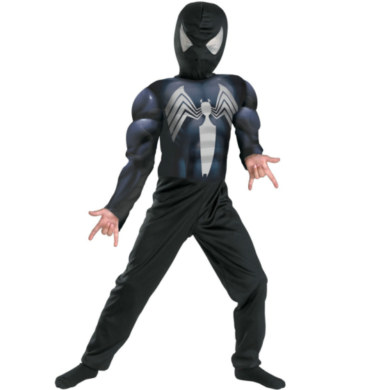 The Amazing Spider-Man Black-Suited Spider-Man Muscle Chest Chil