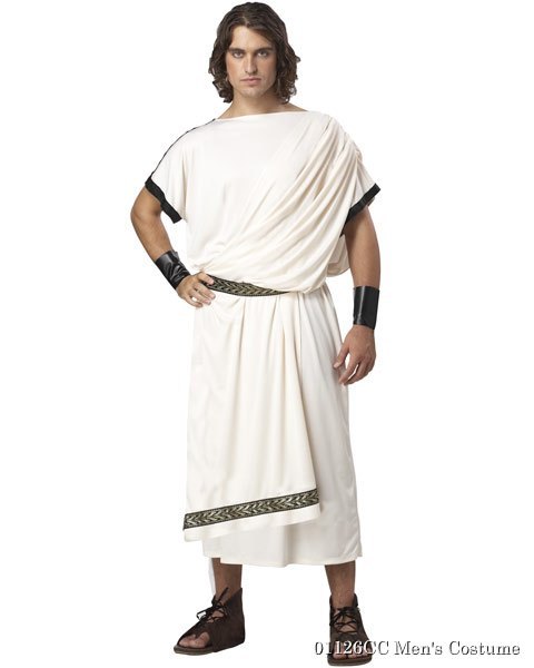 Mens Deluxe Classic Toga Costume