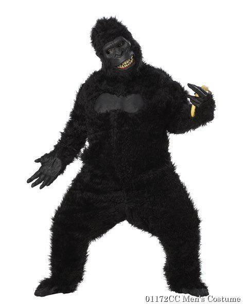 Adult Goin Ape Gorilla Costume