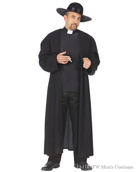 Piazza Priest Mens Costume