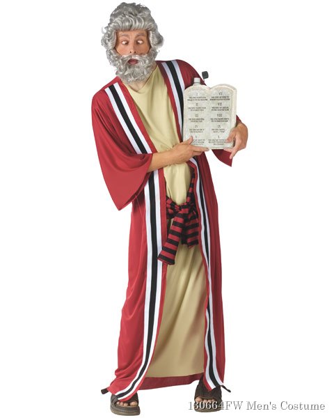 Moses And 10 Party Commandments Mens Costume