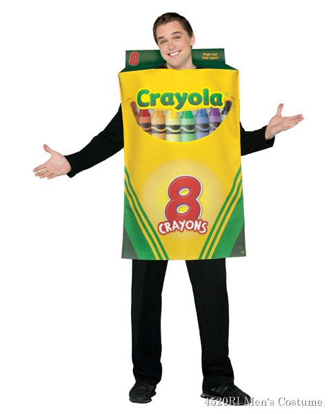 Crayola Crayon Box Adult Unisex Costume