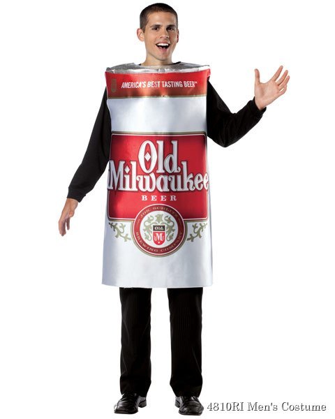 Old Milwaukee Beer Can Adult Costume