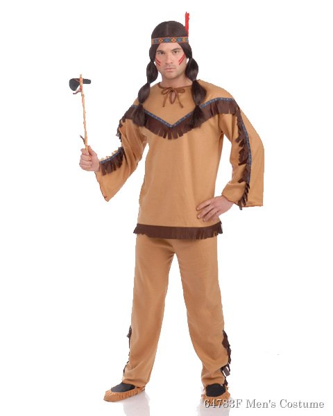 Mens Native American Brave Costume