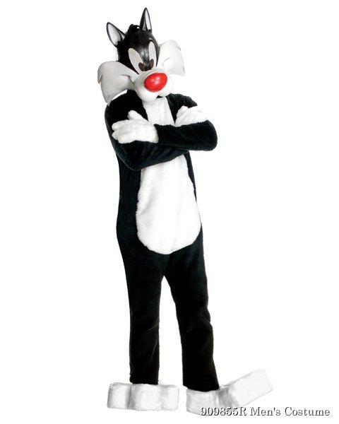 Unisex Supreme Edition Sylvester Mascot Adult Costume