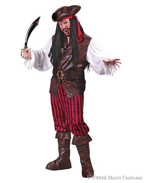 High Seas Buccaneer Costume For Adults