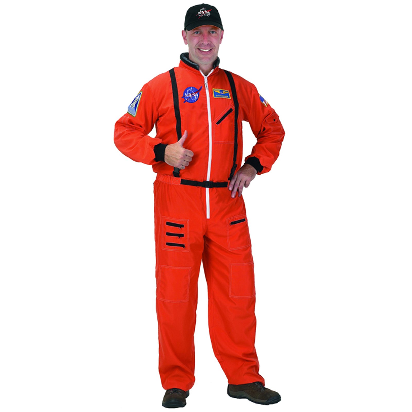 NASA Astronaut Suit Orange Adult Costume