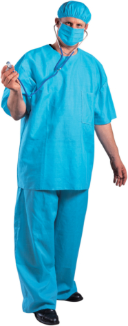 Doctor Dan Adult Plus Costume