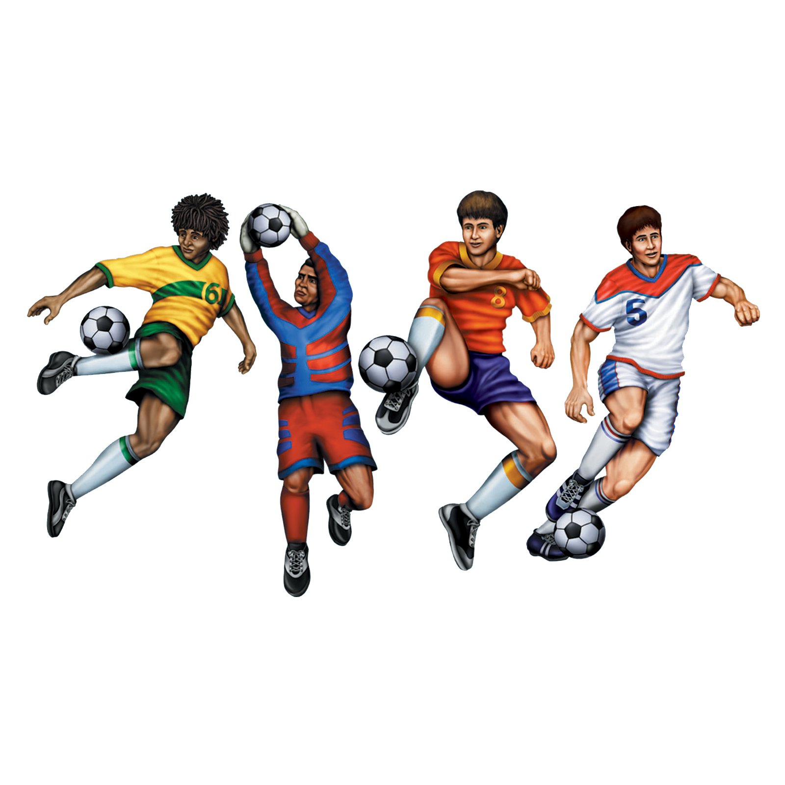 20" Soccer Cutouts (4 count)