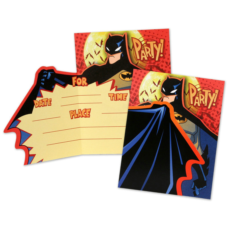 Batman Invitations (8 count)