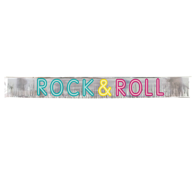 5' Sock Hop Fringed Letter Banner