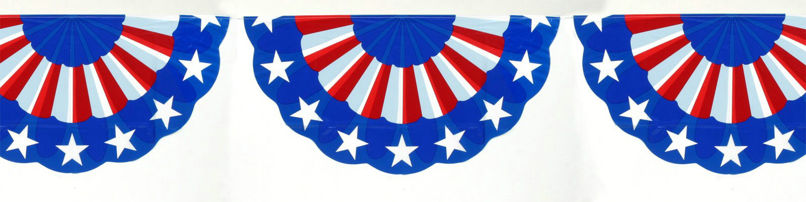 11' Patriotic Bunting Garland