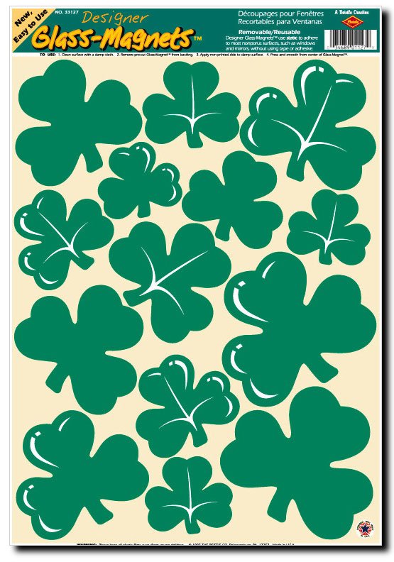 Shamrock Clings (1 sheet)