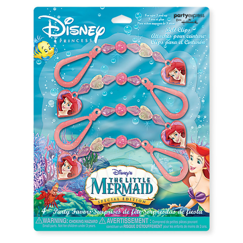 Little Mermaid Belt Clips (4 count)