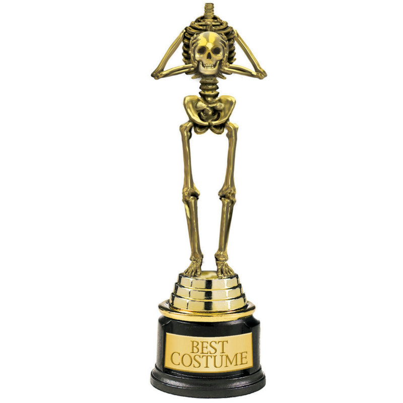 Best Costume Skeleton Trophy