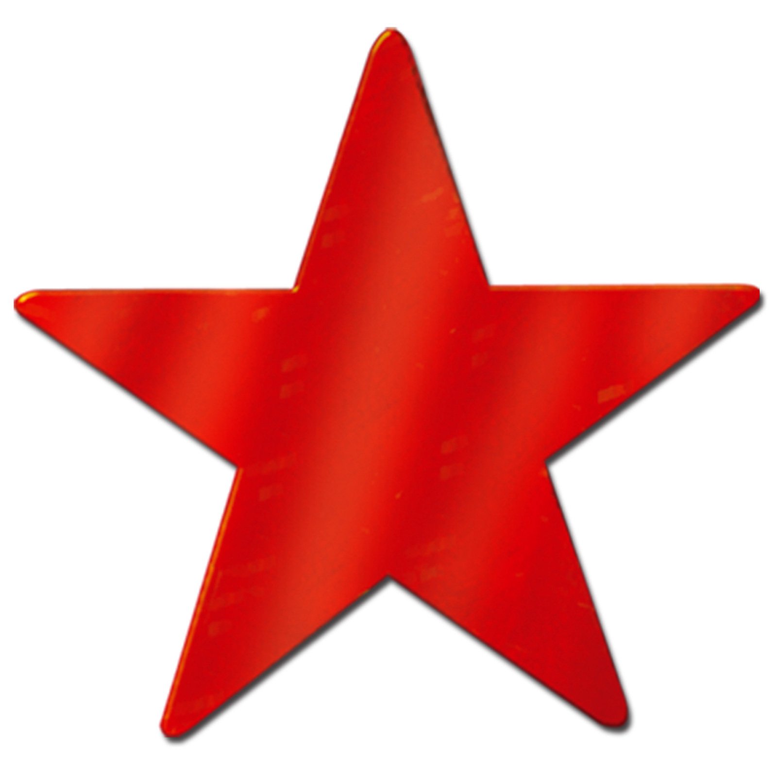 5&quot; Red Foil Star (1 count)